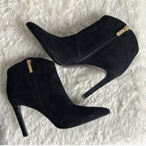 Natori Leiko Suede Heel Bootie